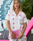 PIJAMA SHORT POLKA DOT PINK
