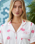 PIJAMA SHORT POLKA DOT PINK