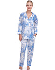PIJAMA PARIS AZUL 2PZ 100% COTTON