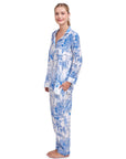 PIJAMA PARIS AZUL 2PZ 100% COTTON