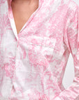 PIJAMA PARIS ROSA 2PZ 100% COTTON