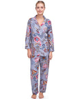 PIJAMA ASTER GREY 2PZ 100% COTTON