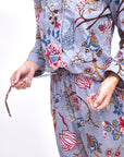 PIJAMA ASTER GREY 2PZ 100% COTTON