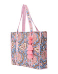 TOTEBAG NARCISUS PALE AZUL 100% COTTON