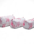 KIT DE COSMETIQUERAS TOULOUSE ROSE 3 PIEZAS