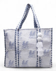 TOTEBAG TOULOUSE CIELO 100% COTTON
