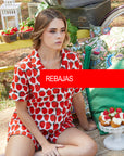 PIJAMA SHORT FRAISES