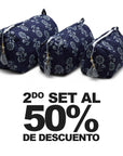 KIT DE COSMETIQUERAS MOON 3 PIEZAS