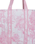 TOTEBAG PARIS ROSA 100% COTTON