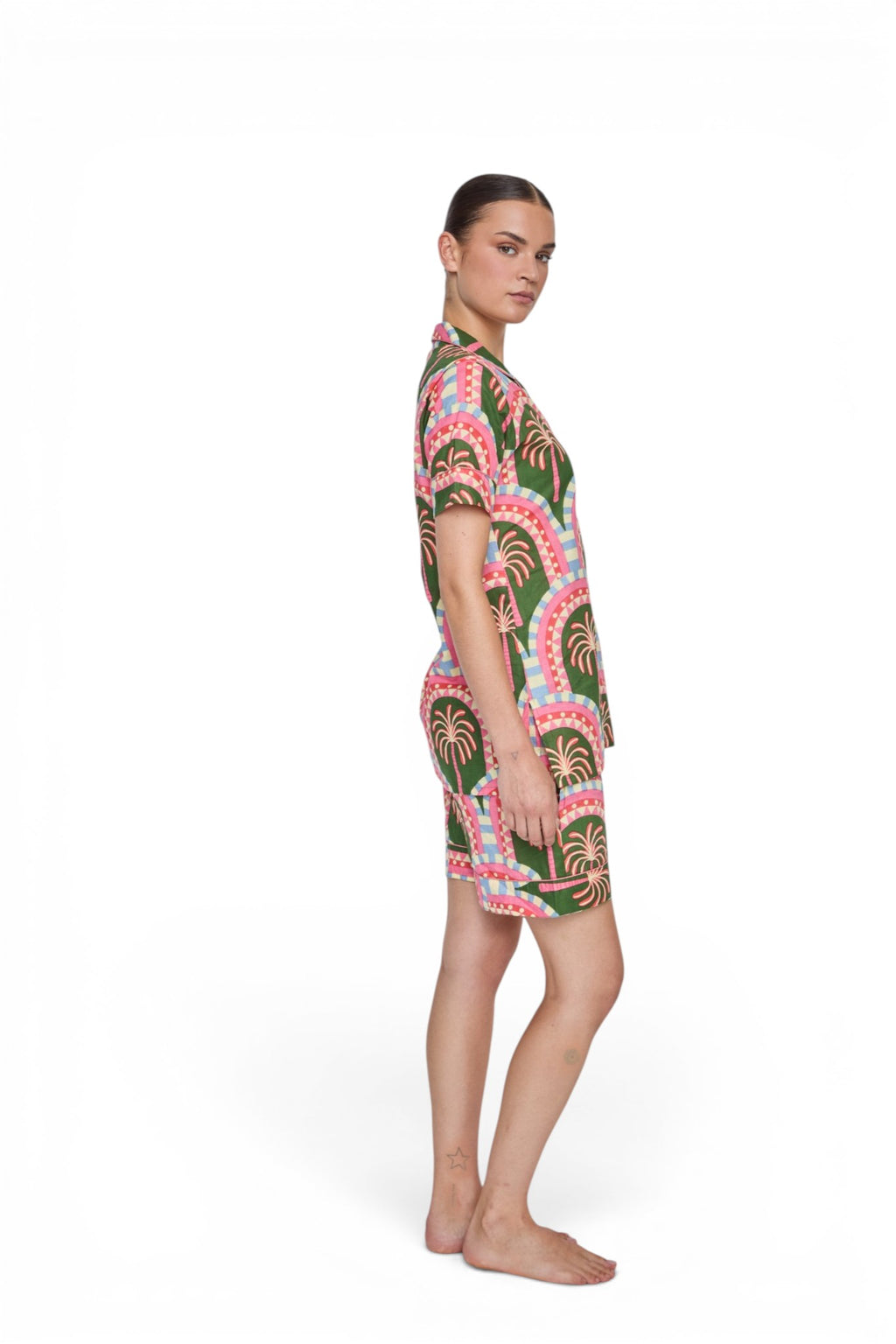 PIJAMA "THE PALMS" CON SHORT