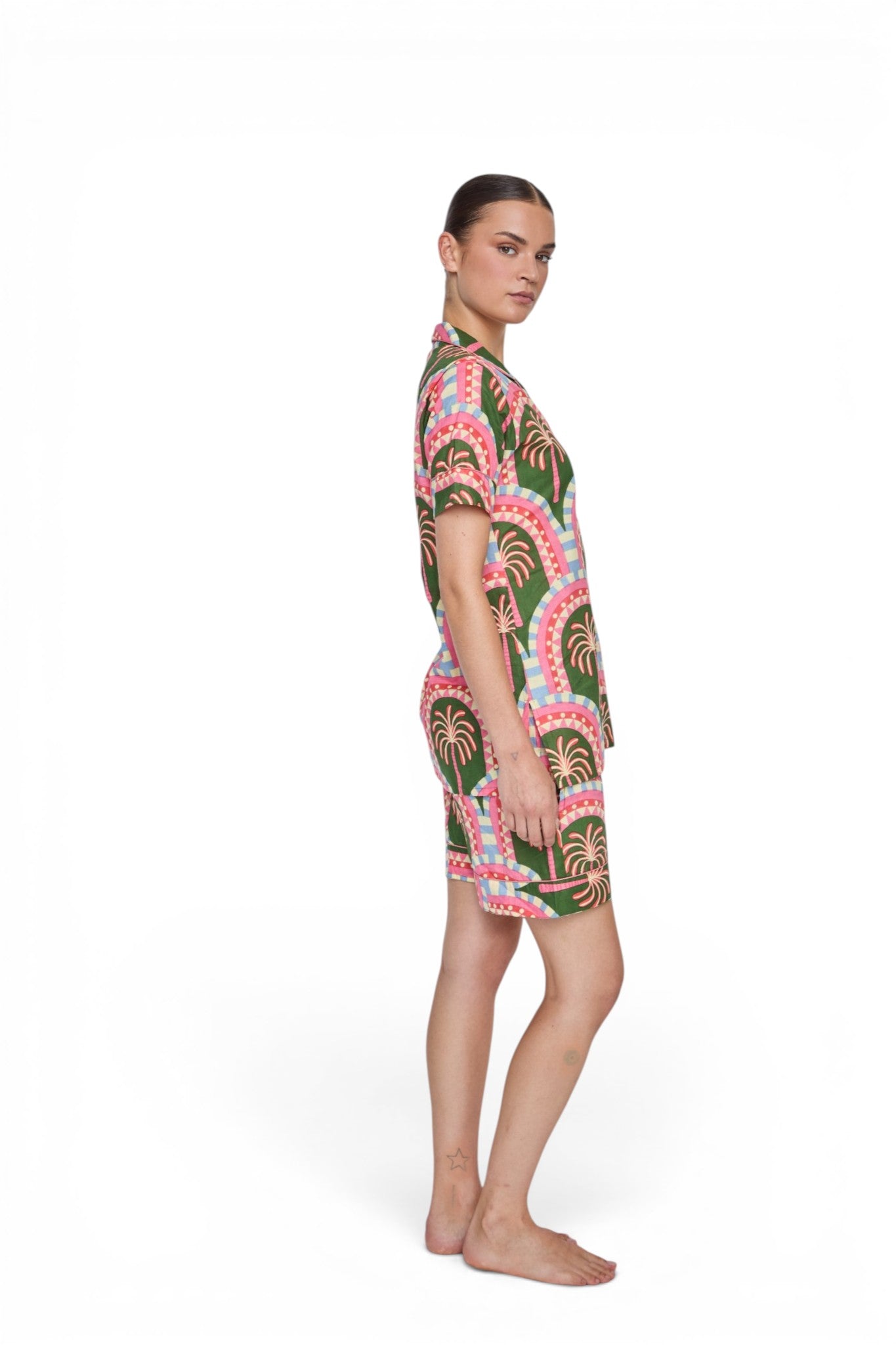 PIJAMA "THE PALMS" CON SHORT