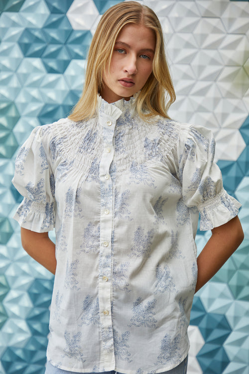 BLUSA TOULOUSE CIELO