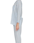 PIJAMA CLASSIC BABY  BLUE STRIPE LONG SLEVE