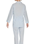 PIJAMA CLASSIC BABY  BLUE STRIPE LONG SLEVE