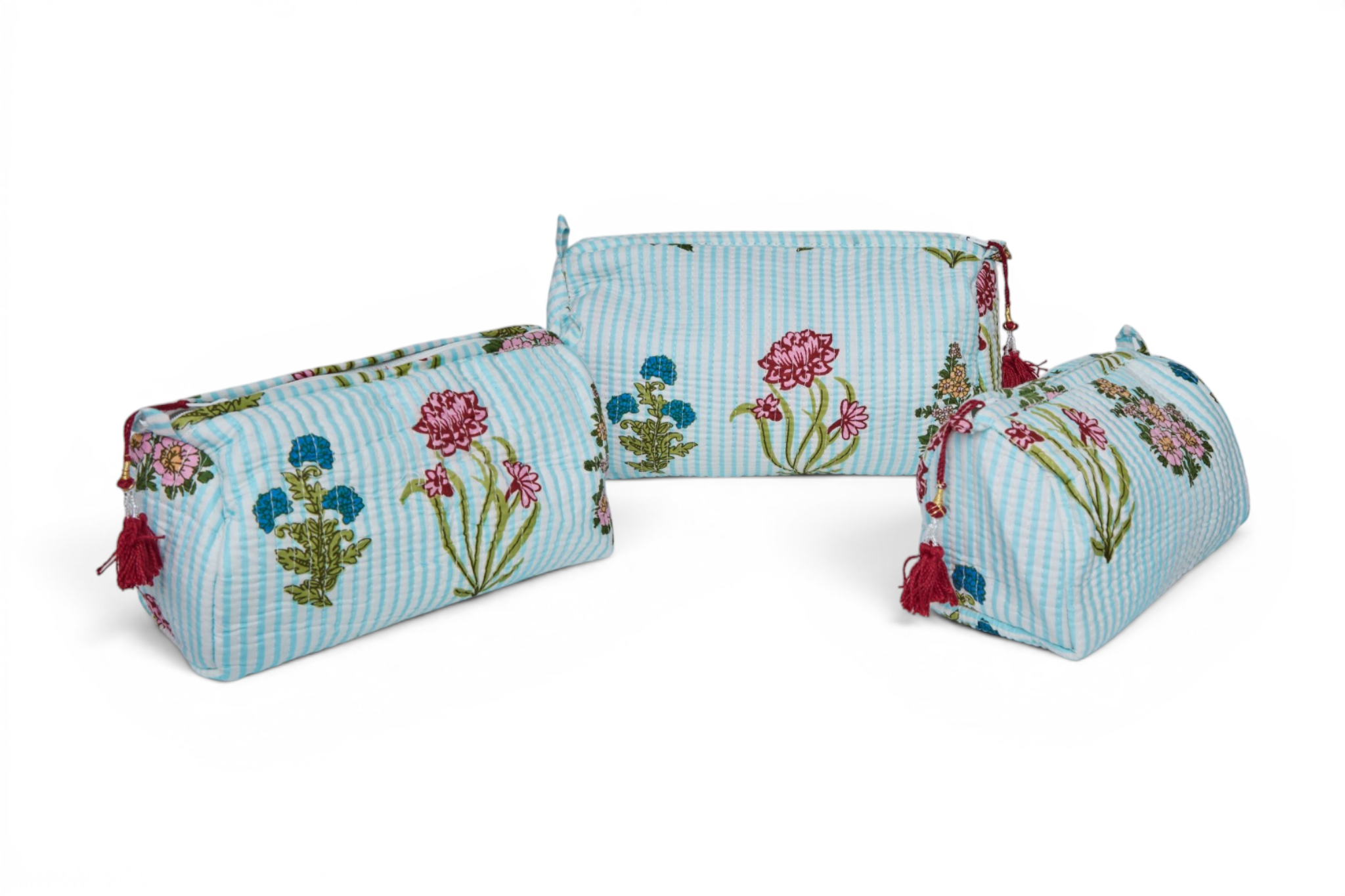 "BLUE BELL GARDEN" COSMETIC BAG