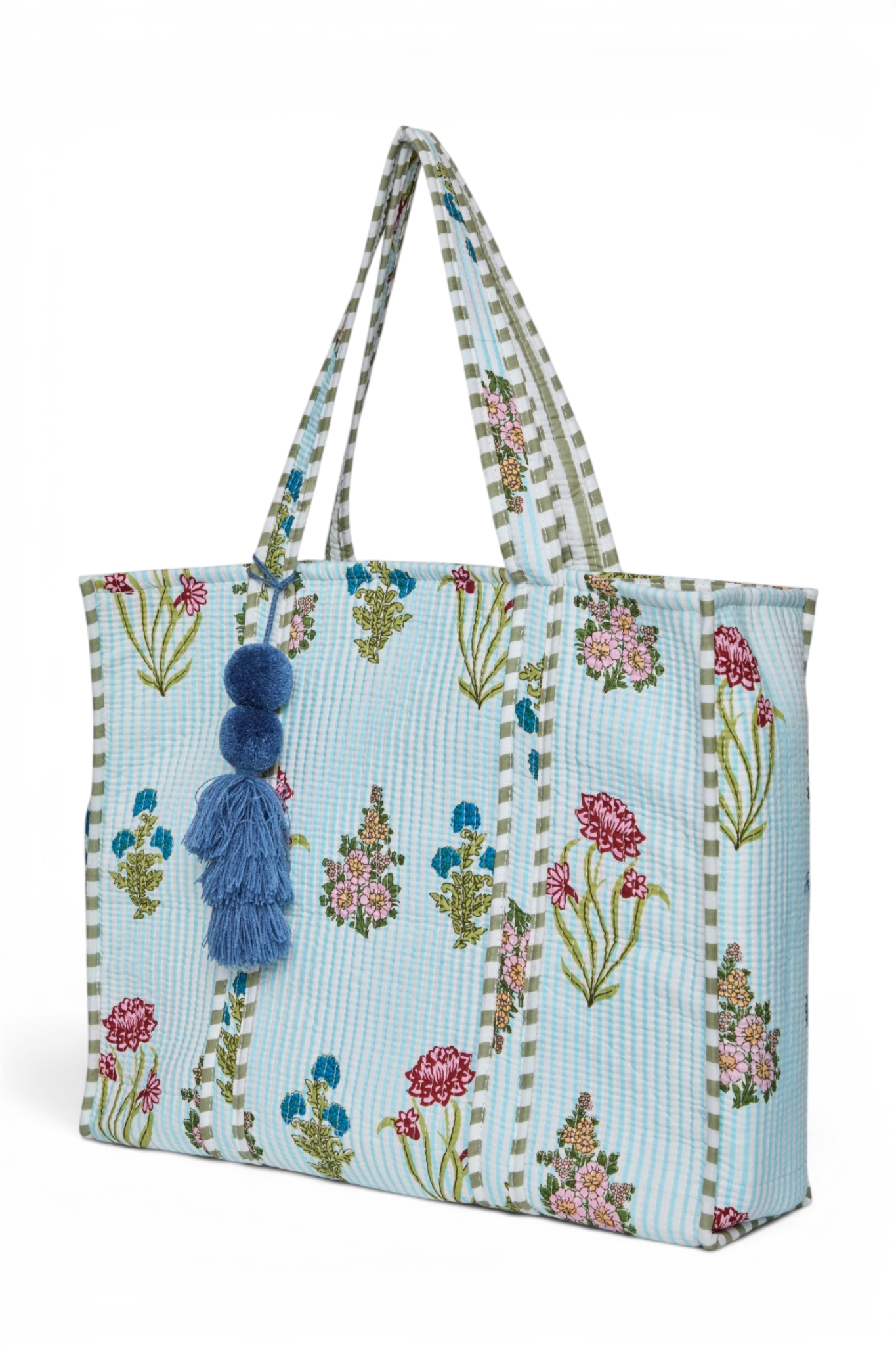 TOTE BAG "BLUE BELL GARDEN"
