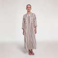 "BEIGE STRIPES" DRESS