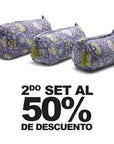 KIT DE COSMETIQUERAS RIVOLI 3 PIEZAS