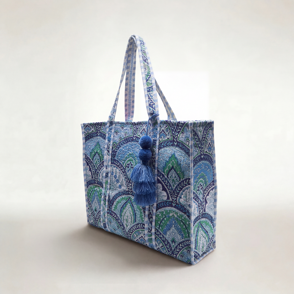 TOTE BAG "HERITAGE BLUE GARDEN"