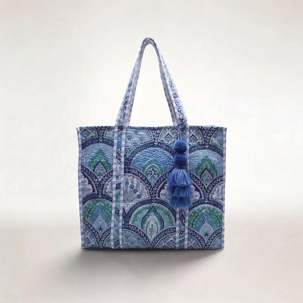 TOTE BAG "HERITAGE BLUE GARDEN"