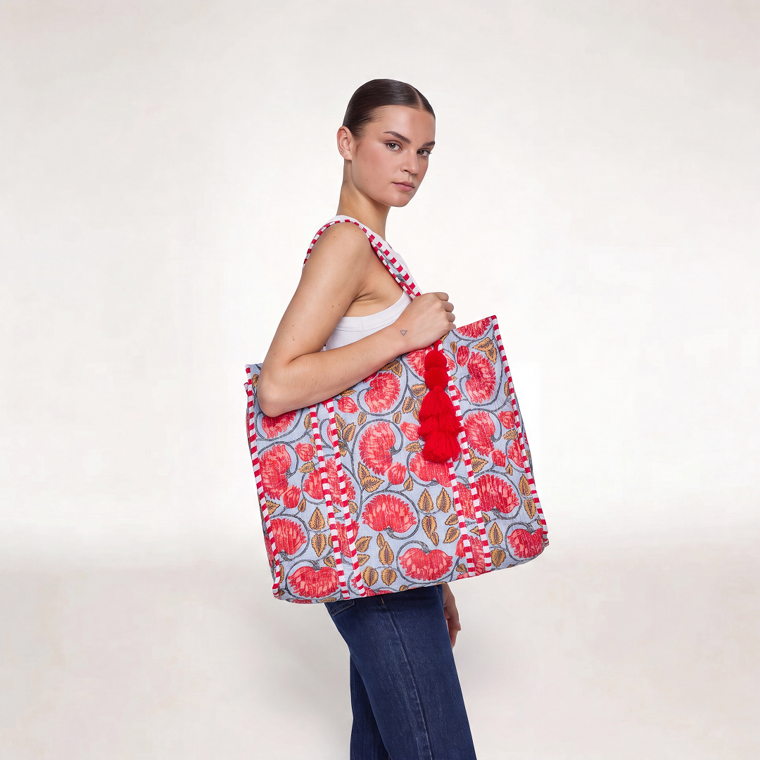 "PALACE CORAL" TOTE BAG