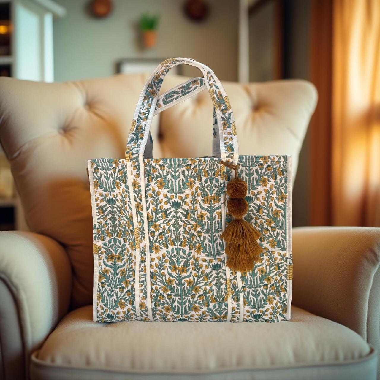 TOTEBAG BOTANICAL 100% COTTON