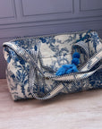 BOLSA DE VIAJE PARIS BLUE 100% ALGODON