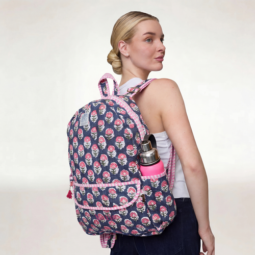 BACK PACK "INDIGO BLOSSOM"