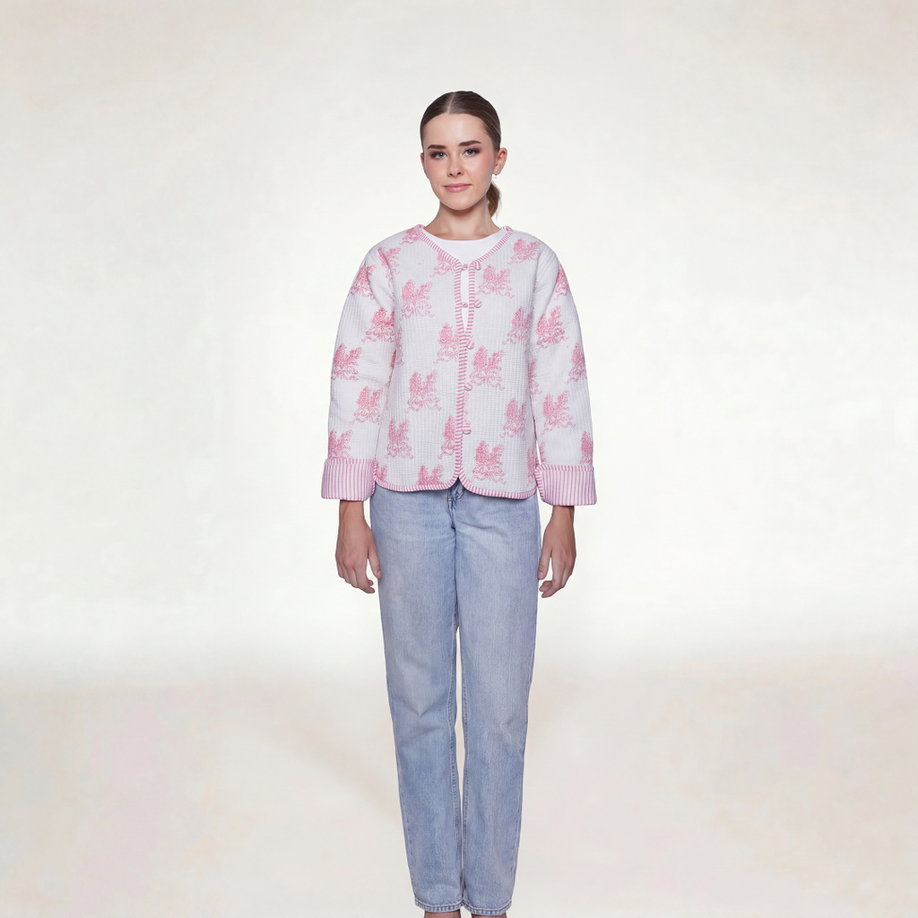CHAMARRA DOBLE VISTA TOULOUSE ROSE