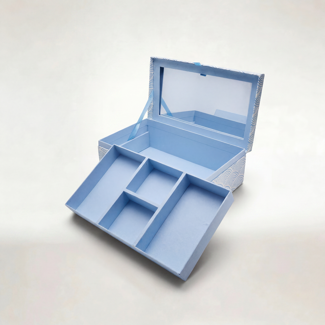 JEWELRY BOX "RAINBOW BLUE"