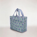 "BLUE MINT LEAVES" MINI TOTEBAG