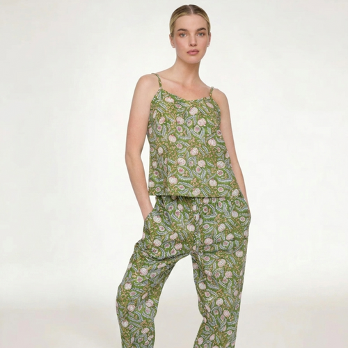 "EMERALD BLOOM" PAJAMA