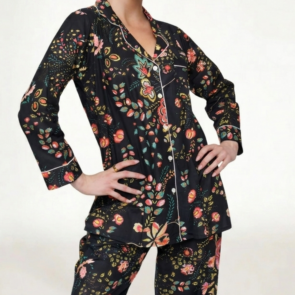 PIJAMA "MIDNIGHT BLOOM"