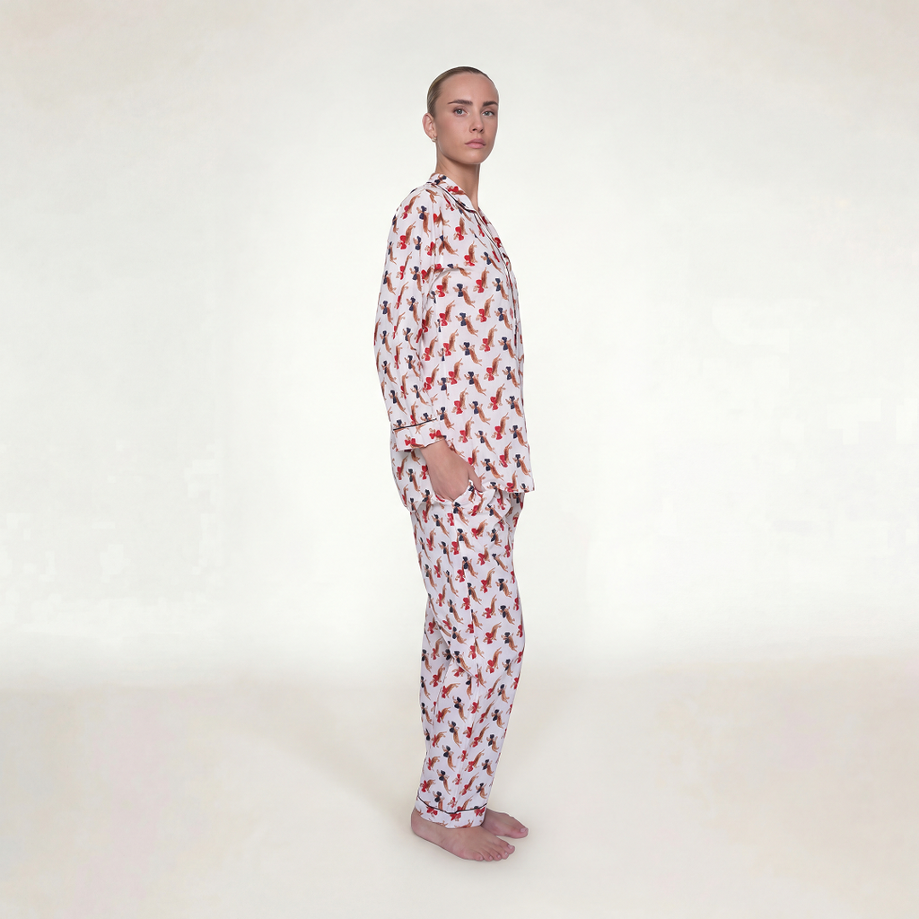 PIJAMA "PAWS" CON PANTALON