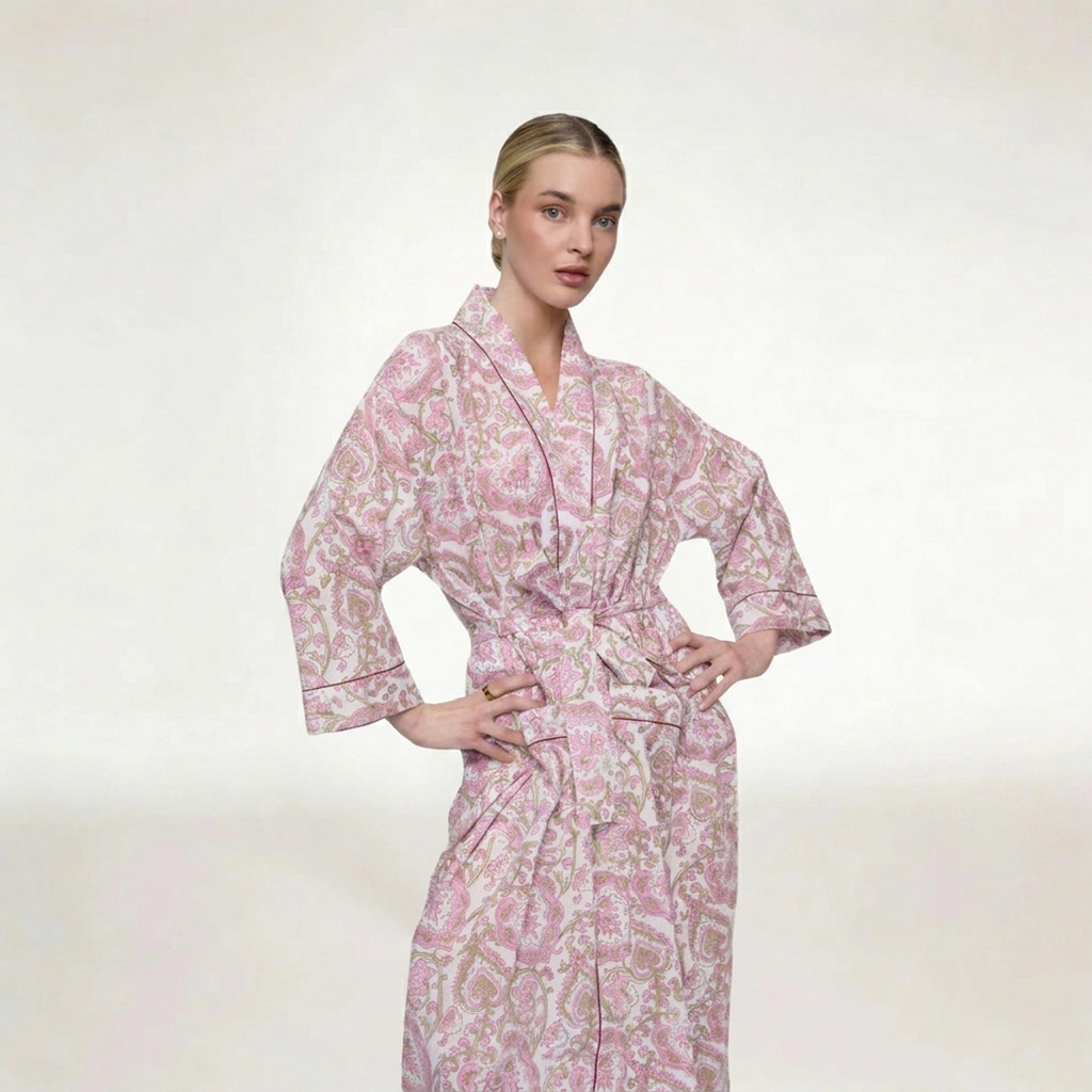 ROBE "BLUSH HEARTS"