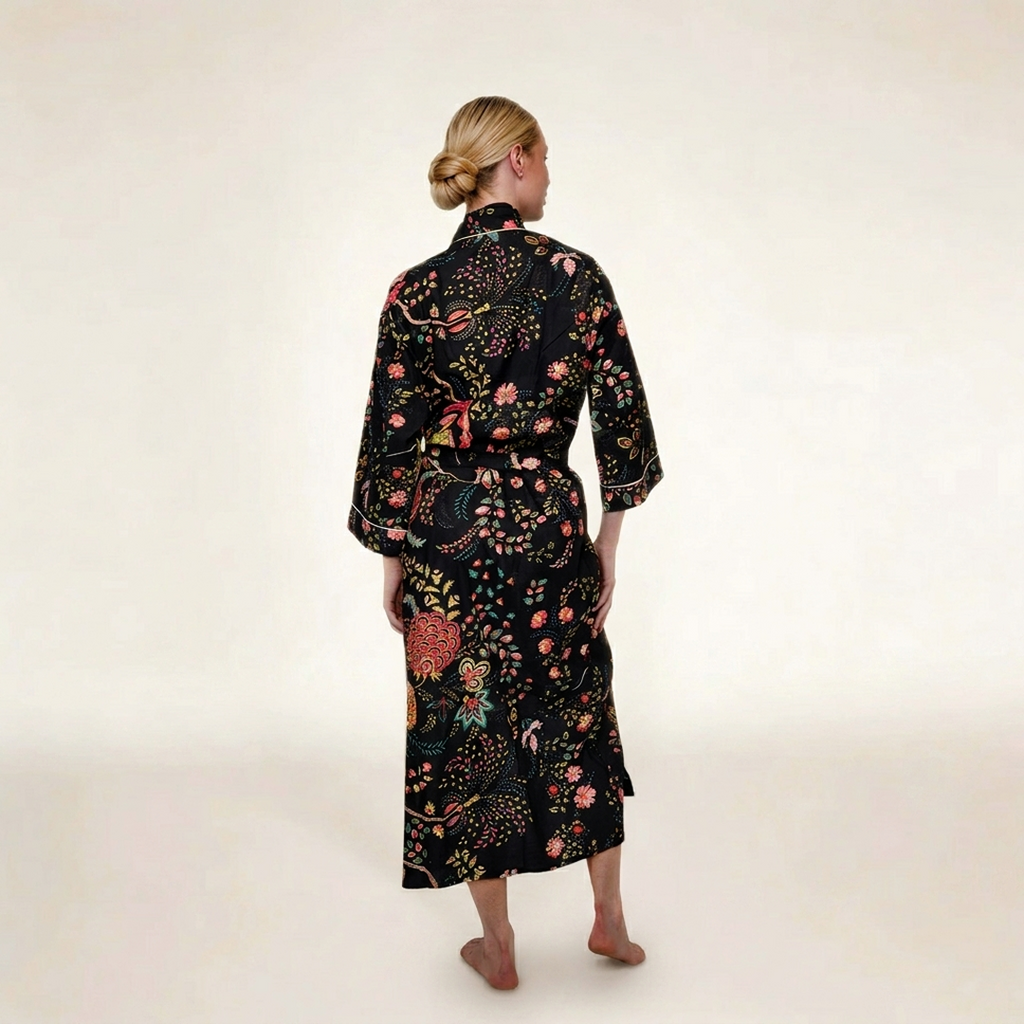 ROBE "MIDNIGHT BLOOM"