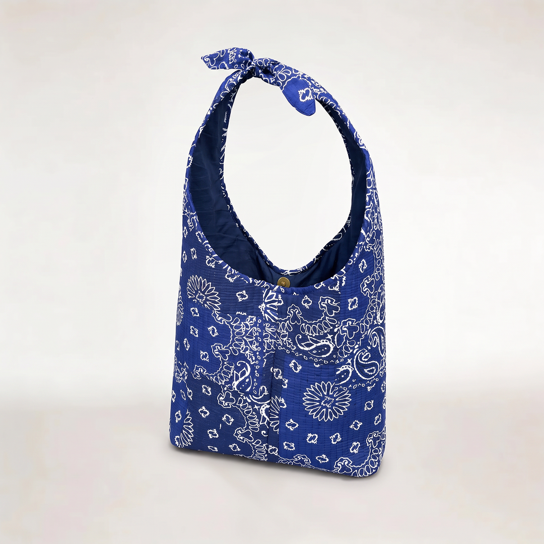 "BANDANA" SHOULDER SMALL TOTE BAG