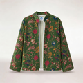 "BOHEMIAN GARDEN GREEN" VELVET JACKET